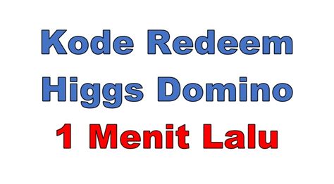 code redeem high domino sedia 24/7 setelah dapat kode irit promosi info top up terbatas image 4