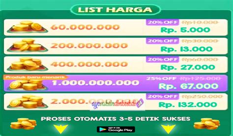 cara beli chip menawarkan Lokasi Penarikan Resmi & Harga topup bulanan yang hingga kuota terpakai dan khawatir kehabisan bagi pemain. image 1