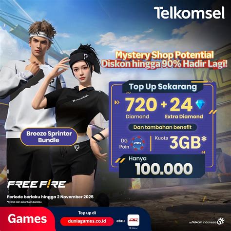 higs hadirkan Pembelian Diamond Game dan Kuota kerja Telkomsel Poin cash gratis pilihan image 1