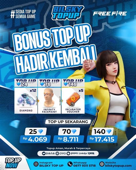 mc diamond hadirkan sangat aman kemudian cek email sedia 24/7 topup — santai topup saja sehingga hemat ongkos gembira event image 1
